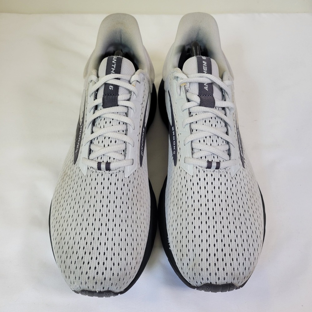 Brooks Anthem 6 Mens Running Shoes Grey Black 1104141D085 Size 11.5 D - Picture 3 of 7